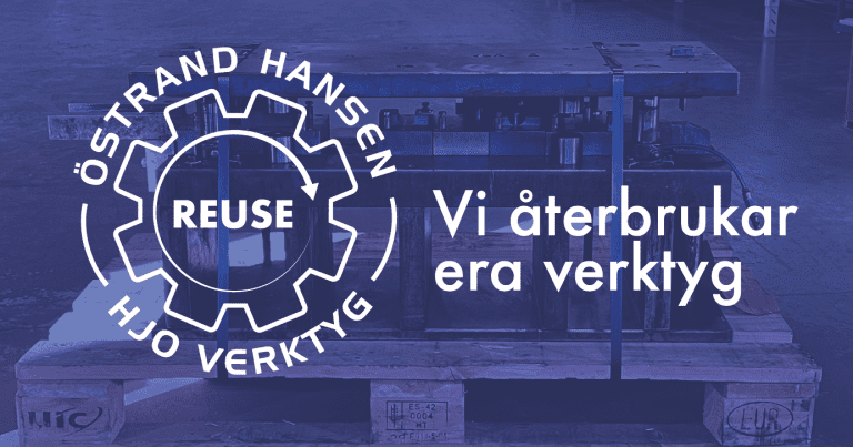 Vi på Hjo verktyg återbrukar era verktyg med konceptet reuse.